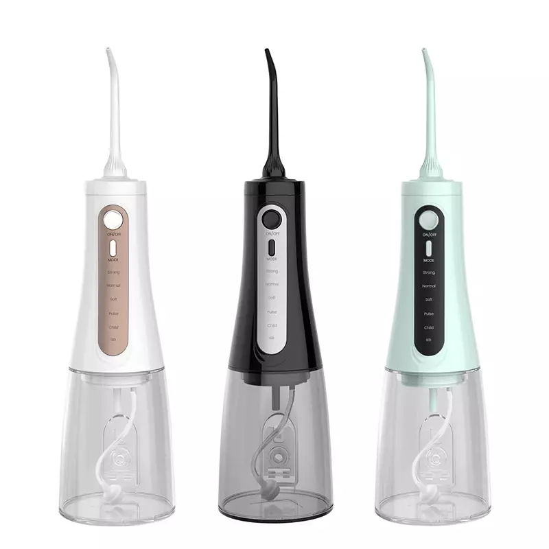 Five working mode with big 350ml water tank water flosser oral irrigator Іригатор порожнини рота з п’ятьма режимами роботи з великим резервуаром для води на 350 мл