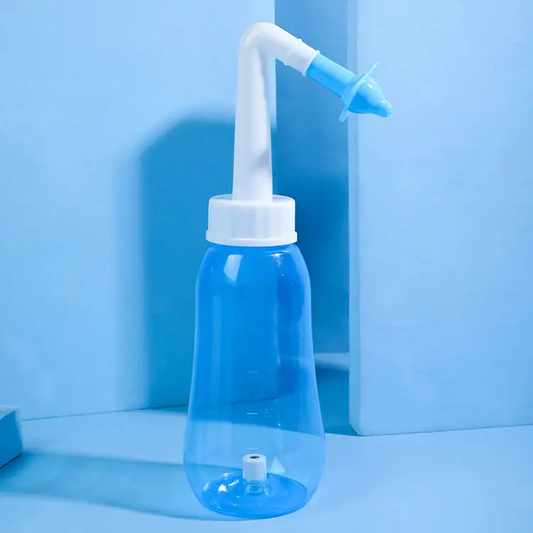 Portable allergy saline nasal rinse Nose Cleaner Bottle Портативний сольовий розчин для полоскання носа. Пляшка для очищення носа