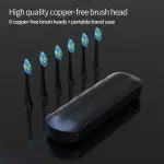 Спеціальна акумуляторна звукова зубна щітка USB зі швидким заряджанням Smart Timer і тримачем